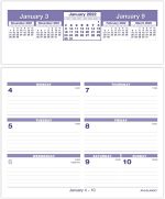 AT-A-GLANCE 2023 Weekly Desk Calendar Refill, Flip-A-Week, 6" x 7" (SW705X50)